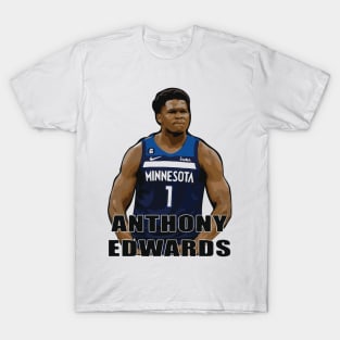 Anthony Edwards - basketball nba minnesota timberwolves minnesota timberwolves basketball playerkarl anthony towns sports ball basketball designs basketball lover basketball gift basketball fan gift idea basketball basketball basketball T-Shirt